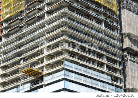Close-up of steel structures for building construction. Close-up of steel structures for building construction. 120420110