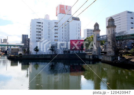 愛知県名古屋市中川区_松重閘門(東側)2_2024年1月 愛知県名古屋市中川区_松重閘門(東側)2_2024年1月 120420947