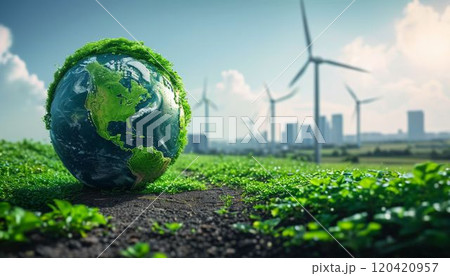 planet earth in the city 120420957