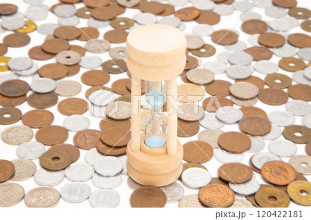 砂時計とお金 砂時計とお金 120422181