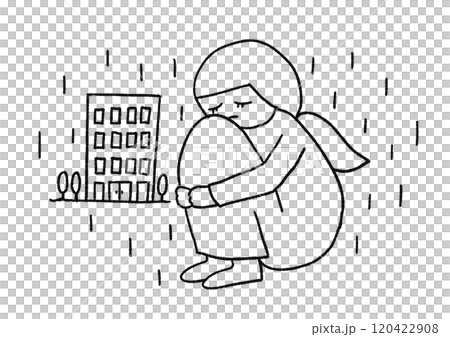 仕事　辛い　女性 120422908