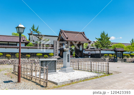 福島 会津藩校日新館 門前風景 120423393