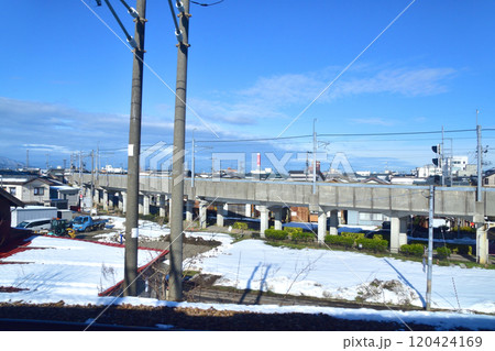 JR東日本信越本線の羽生田駅から帯織駅の風景(2022年12月) JR東日本信越本線の羽生田駅から帯織駅の風景(2022年12月) 120424169
