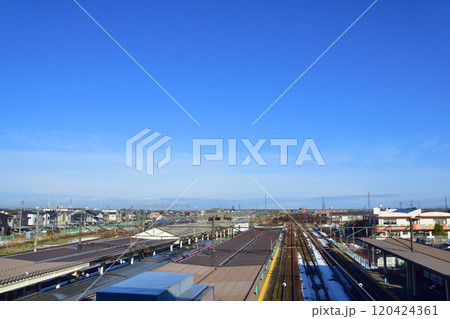 JR東日本新津駅の風景 JR東日本新津駅の風景 120424361