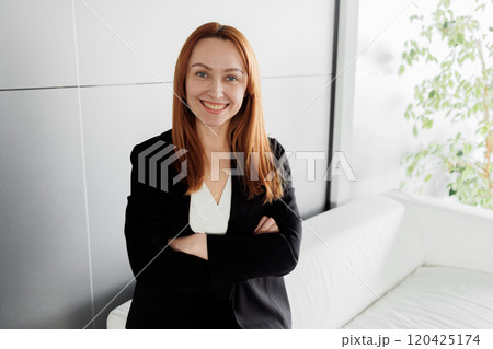 Professional Woman in Modern Office Setting Professional Woman in Modern Office Setting 120425174