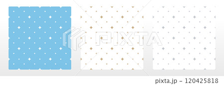 Set of abstract geometric patterns. Seamless vector backgrounds. Colored ornaments Graphic modern patterns Simple lattice graphic design 120425818