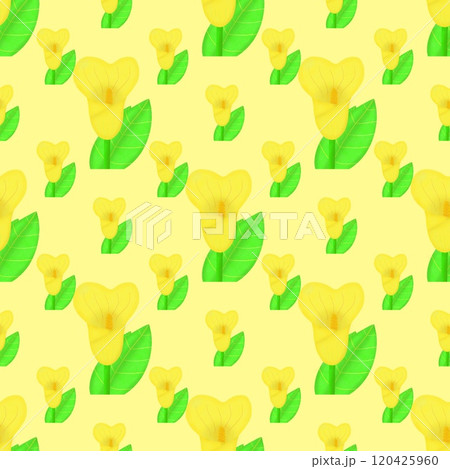 seamless pattern with leaves seamless pattern with leaves 120425960