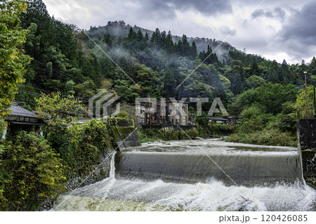 妻籠宿 妻籠発電所 長野県南木曽町 妻籠宿 妻籠発電所 長野県南木曽町 120426085
