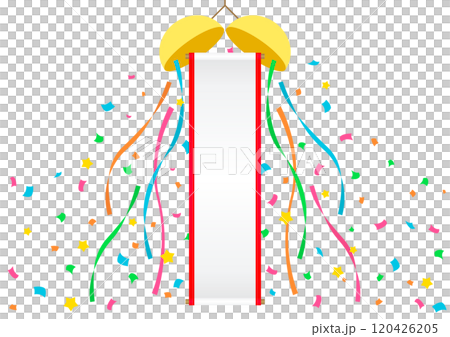 Broken lantern, celebration, event illustration material 120426205
