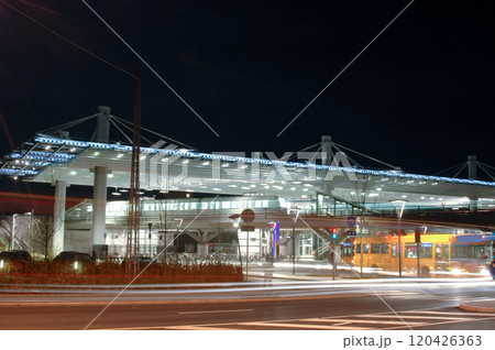 Train station by night 120426363