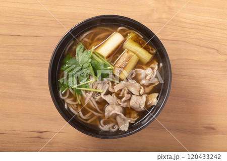 鴨ネギ　蕎麦　（薄切り鴨肉） 120433242