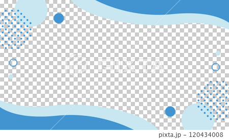Geometric frame blue light blue wave thumbnail polka dot Geometric frame blue light blue wave thumbnail polka dot 120434008