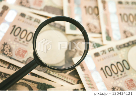 お金と虫眼鏡 お金と虫眼鏡 120434121