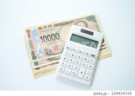 電卓とお金 電卓とお金 120434150