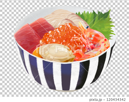 Seafood bowl (striped bowl) Seafood bowl (striped bowl) 120434342