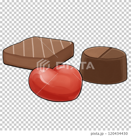 チョコレートのイラスト素材 チョコレートのイラスト素材 120434430