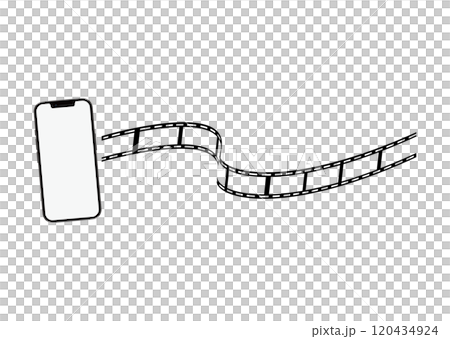 スマートフォンとフィルム スマートフォンとフィルム 120434924