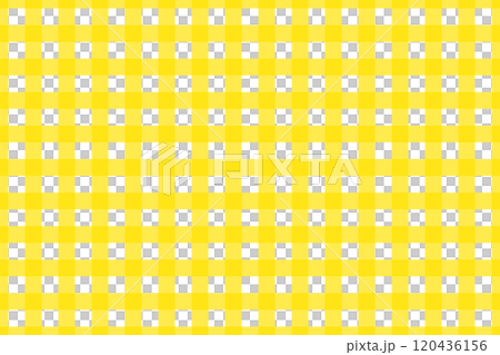 Gingham Check - Powerful Yellow 120436156