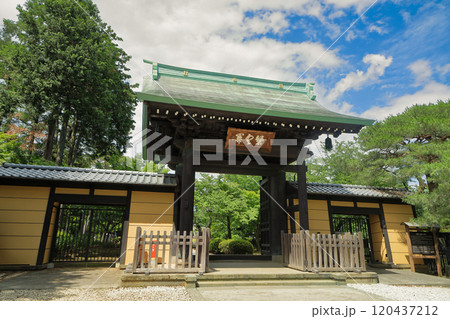 豪徳寺の山門　東京都世田谷区 120437212