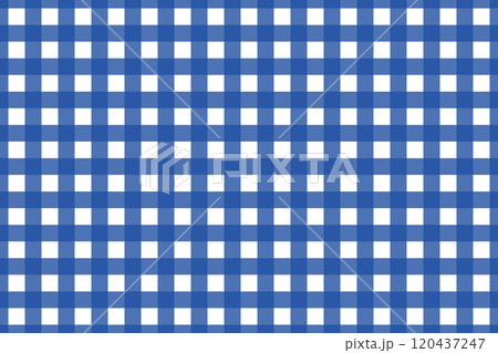 ギンガムチェック  - 星空のような青 1 120437247