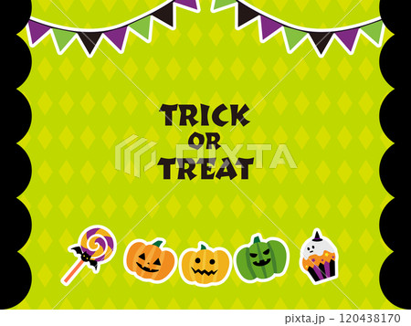 ハロウィンバナー背景イラスト ハロウィンバナー背景イラスト 120438170