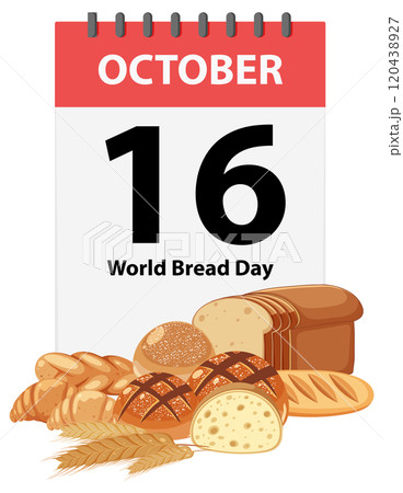 Celebrating World Bread Day in October 120438927