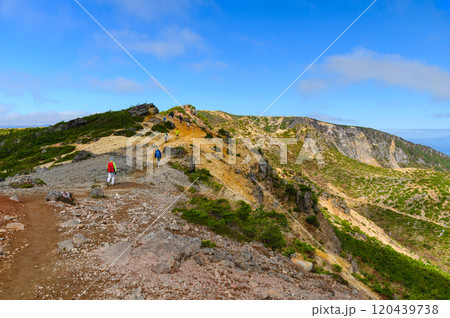 秋の安達太良山・稜線からの眺め 120439738