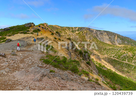 秋の安達太良山・稜線からの眺め 120439739