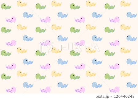 ヘビのシームレスパターン　C-4 120440248