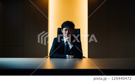 考えるビジネスマン 120440472
