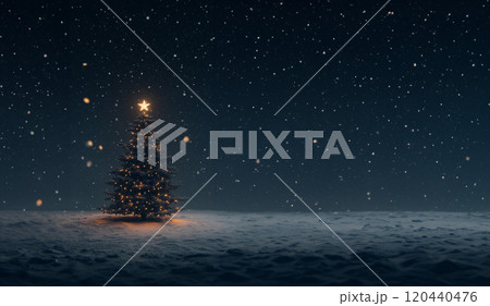 クリスマス 夜　クリスマスナイト 聖夜のイメージ 120440476