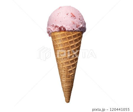 ストロベリーのアイスクリーム 120441055