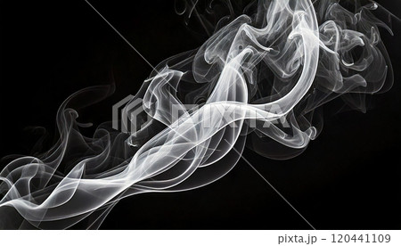 白い煙,Generative AI,AI画像 120441109