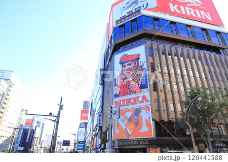 薄野（すすきの）の風景　北海道札幌市 120441588