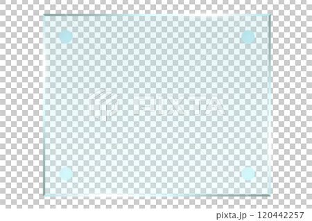 Glass plate on transparent background, clear glass showcase, realistic window mockup, acrylic and glass texture with glares and light, realistic transparent glass window in rectangle frame Glass plate on transparent background, clear glass showcase, realistic window mockup, acrylic and glass texture with glares and light, realistic transparent glass window in rectangle frame 120442257