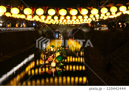 ランタンフェスティバル・眼鏡橋 120442444