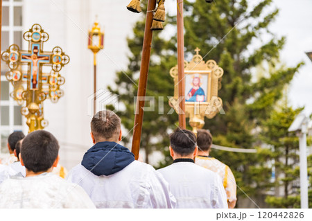 ロシア正教会の復活大祭パスハ 120442826