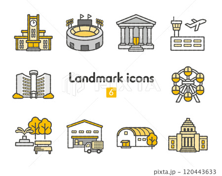 アイコン集〜地図・建物5 アイコン集〜地図・建物5 120443633