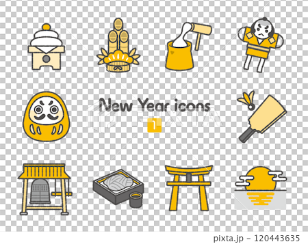 Icon Collection - New Year 1 Icon Collection - New Year 1 120443635