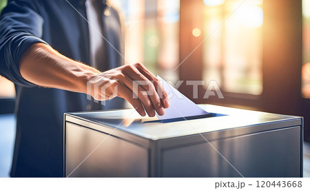 選挙投票のイメージ,Generative AI,AI画像 120443668