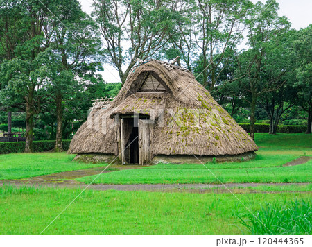 縄文時代と弥生時代の前後関係を初めて明らかにした橋牟礼川遺跡（鹿児島県指宿市） 120444365