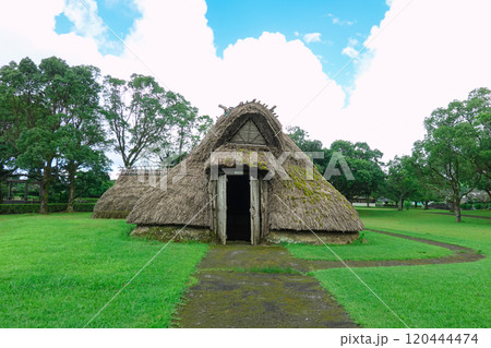縄文時代と弥生時代の前後関係を初めて明らかにした橋牟礼川遺跡（鹿児島県指宿市） 120444474