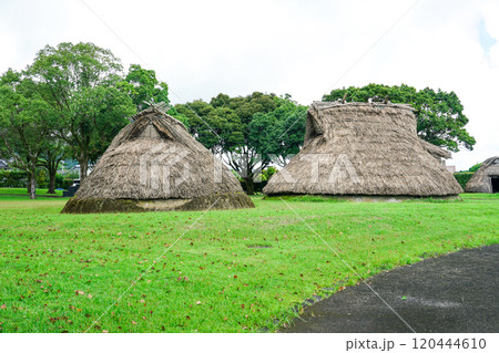 縄文時代と弥生時代の前後関係を初めて明らかにした橋牟礼川遺跡(鹿児島県指宿市) 縄文時代と弥生時代の前後関係を初めて明らかにした橋牟礼川遺跡(鹿児島県指宿市) 120444610