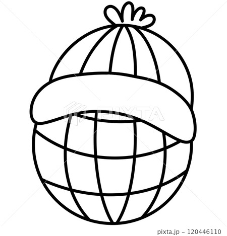 Christmas Groovy Swirled Ornament Ball Coloring Image doodle Christmas Groovy Swirled Ornament Ball Coloring Image doodle 120446110