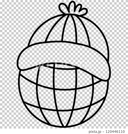 Christmas Groovy Swirled Ornament Ball Coloring Image doodle Christmas Groovy Swirled Ornament Ball Coloring Image doodle 120446110