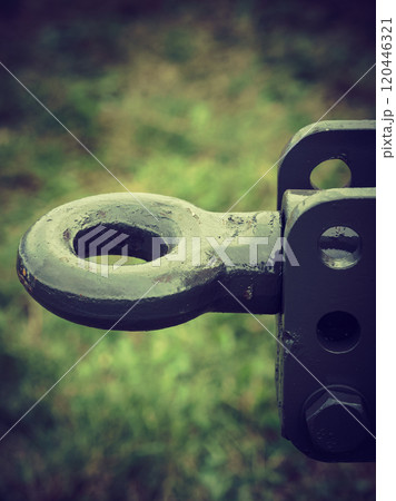 Towbar in agricultural machine Towbar in agricultural machine 120446321