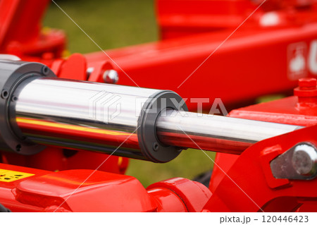 Hydraulic mechanism on modern machine 120446423
