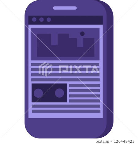 Shared hosting icon portable mobile tablet vector 120449423