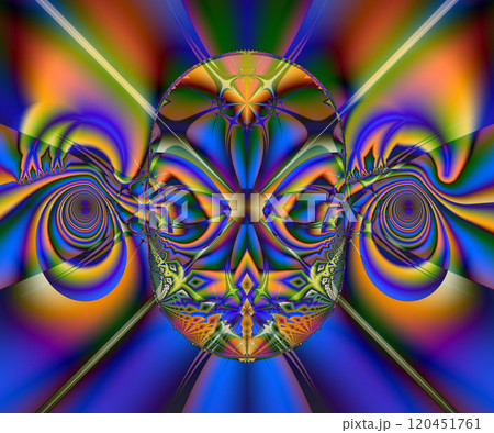 Computer generated abstract colorful fractal artwork Computer generated abstract colorful fractal artwork 120451761