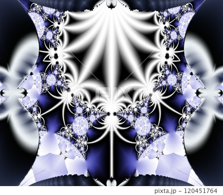 Computer generated abstract colorful fractal artwork 120451764